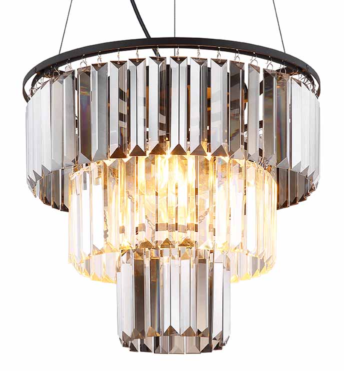 Suspension classique noire en métal Globo Naxis – Image 2