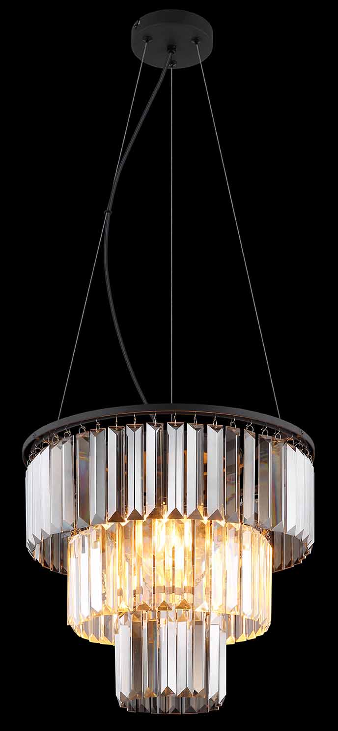 Suspension classique noire en métal Globo Naxis – Image 3