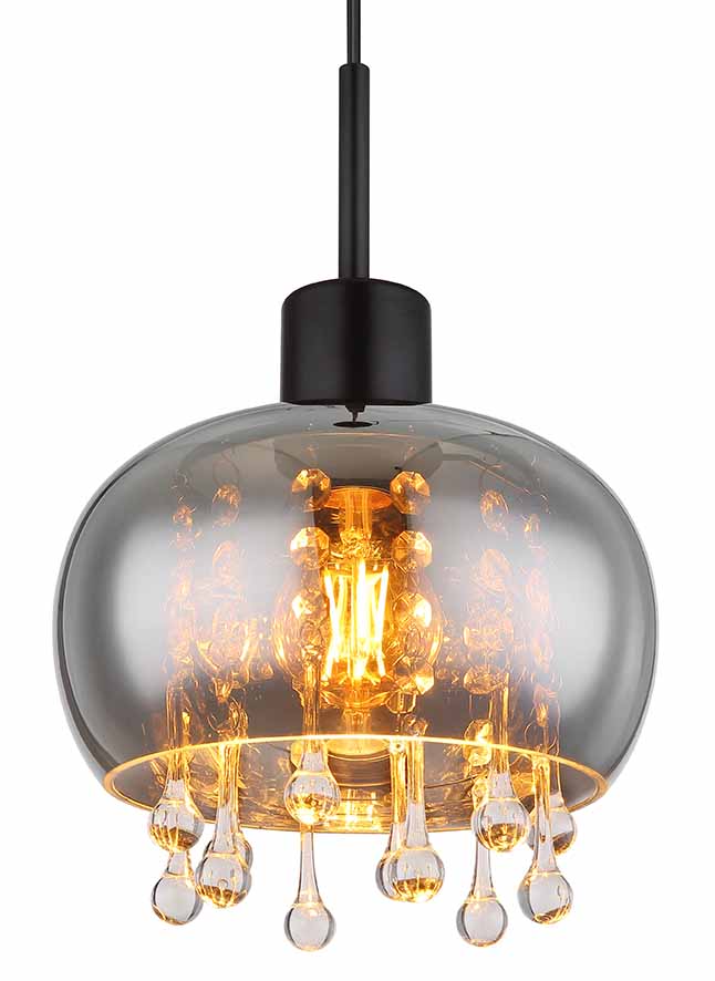 Suspension classique ronde noire Globo Corry – Image 2