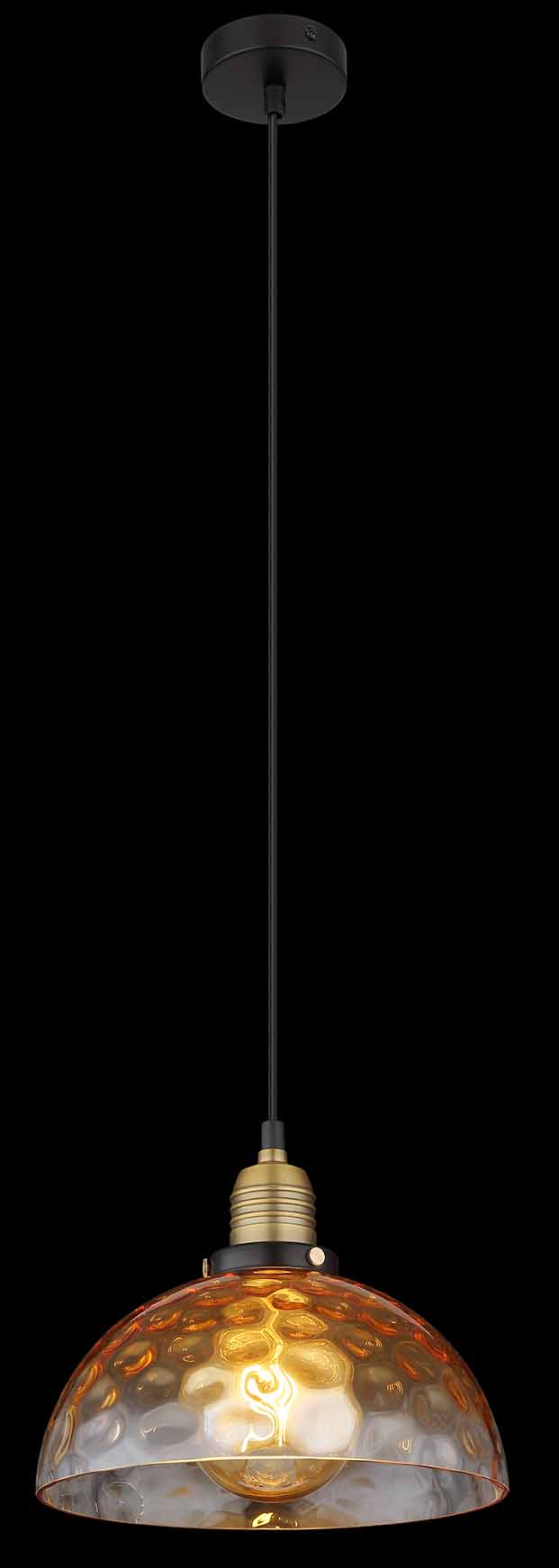 Suspension classique ronde noire Globo Salvy – Image 3