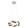 suspension-cristal-acrylique-forme-de-couronne-chrome/gris-fumé-globo-karilion-67318h