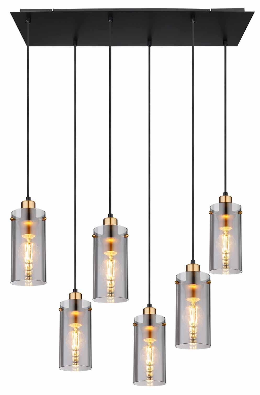 Suspension cylindrique classique noire Globo Fanni – Image 2