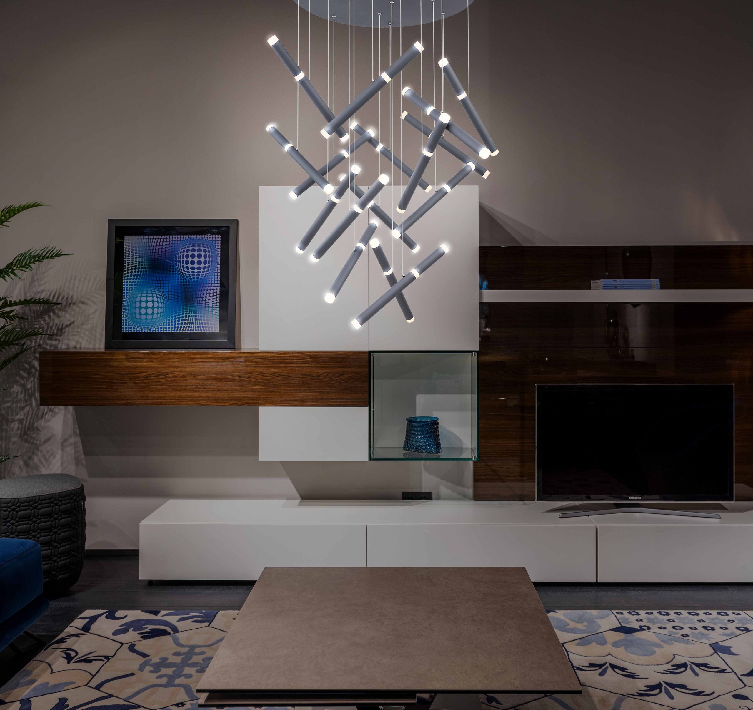 Suspension design anthracite construction de barres Globo Kelsy – Image 3