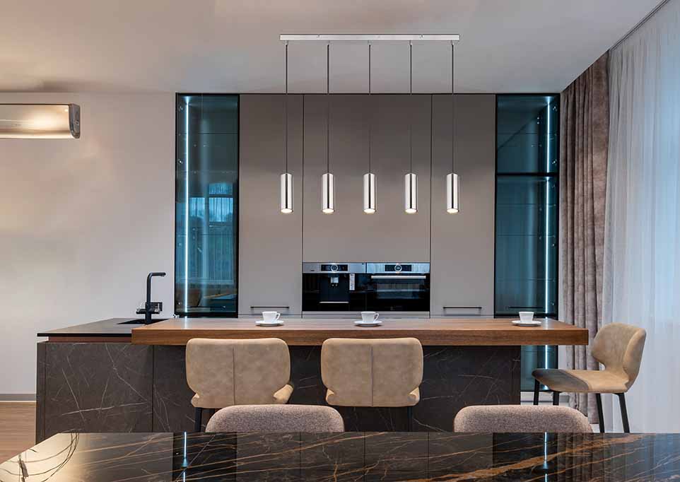 Suspension en nickel 6 spots Globo Robby – Image 4