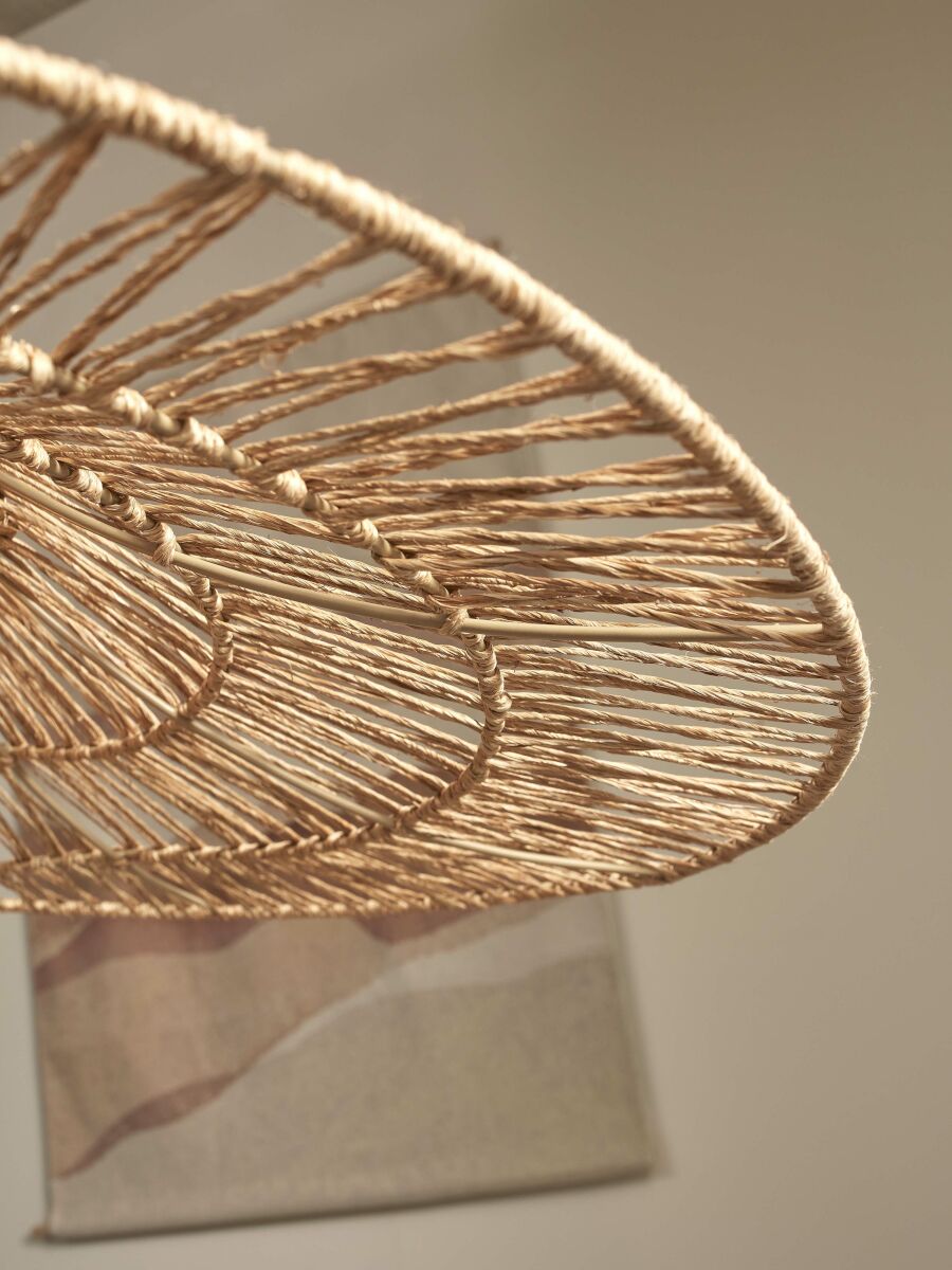 Suspension forme chapeau naturel osier GOOD&MOJO Cuzco – Image 7
