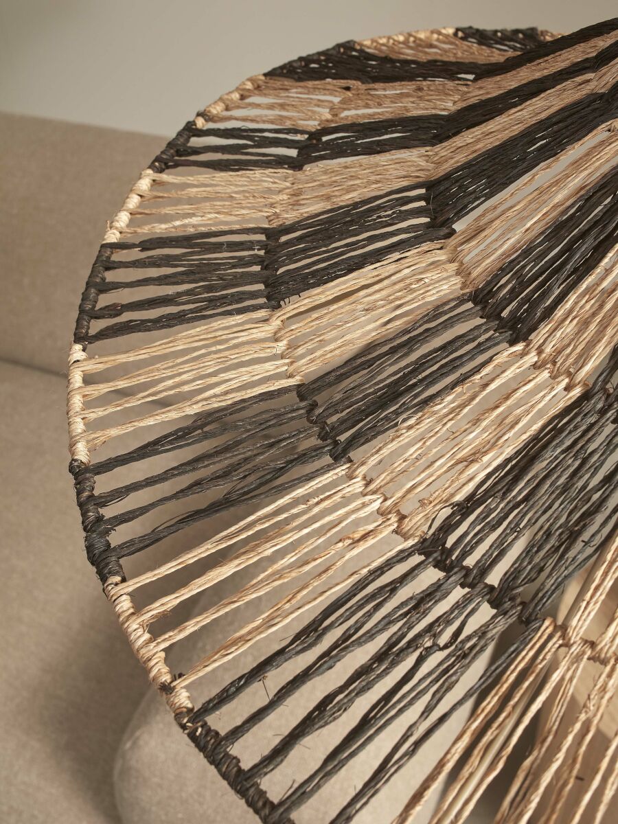 Suspension forme chapeau naturel/noir osier GOOD&MOJO Cuzco – Image 8