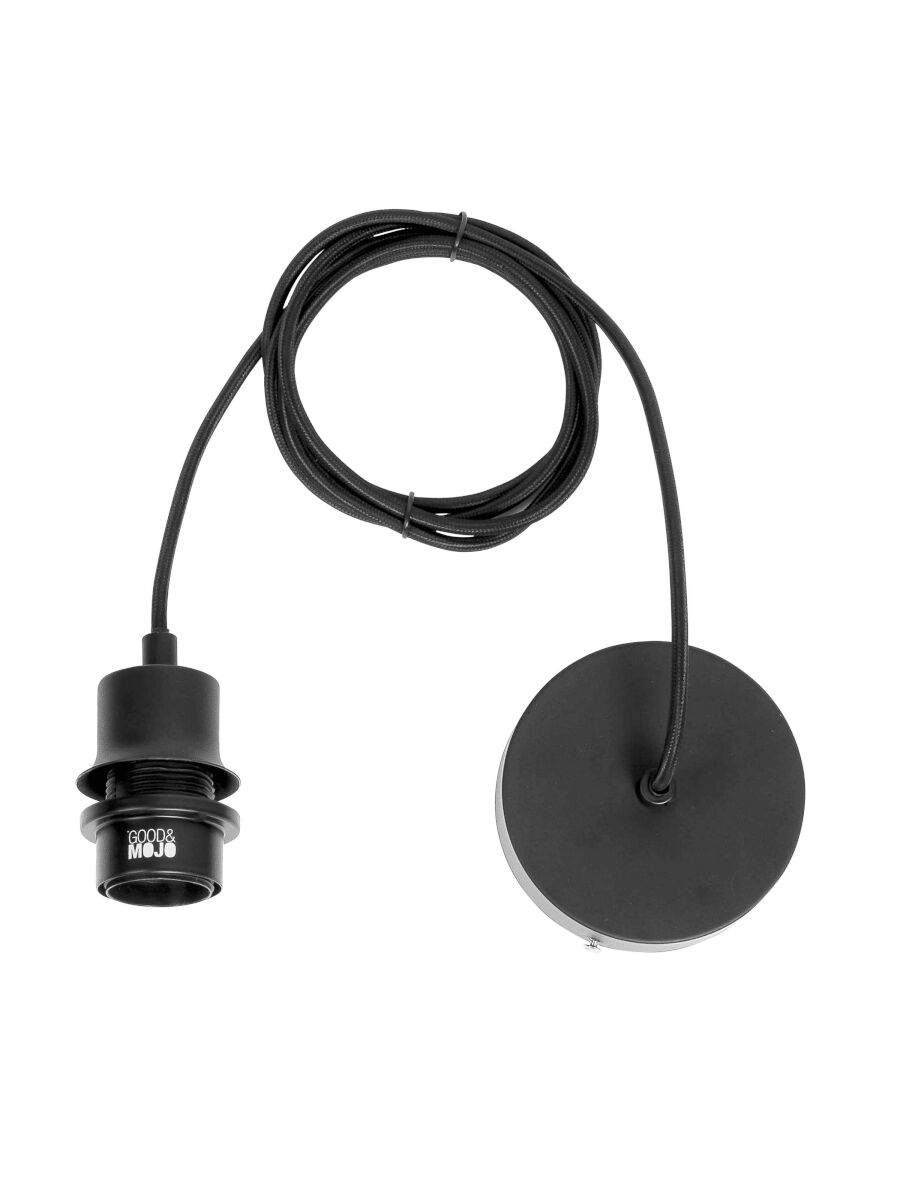 Suspension forme chapeau naturel/noir osier GOOD&MOJO Cuzco – Image 9