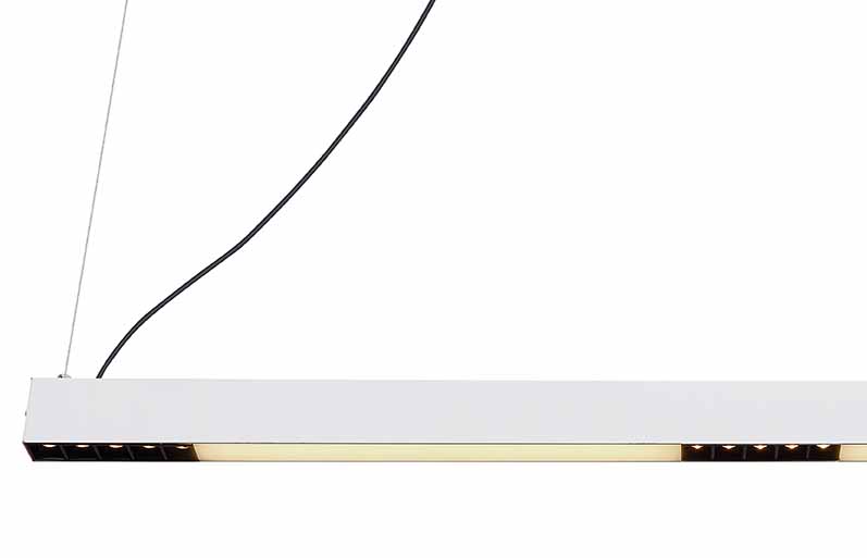 Suspension moderne blanche en aluminium Globo Hodari – Image 3