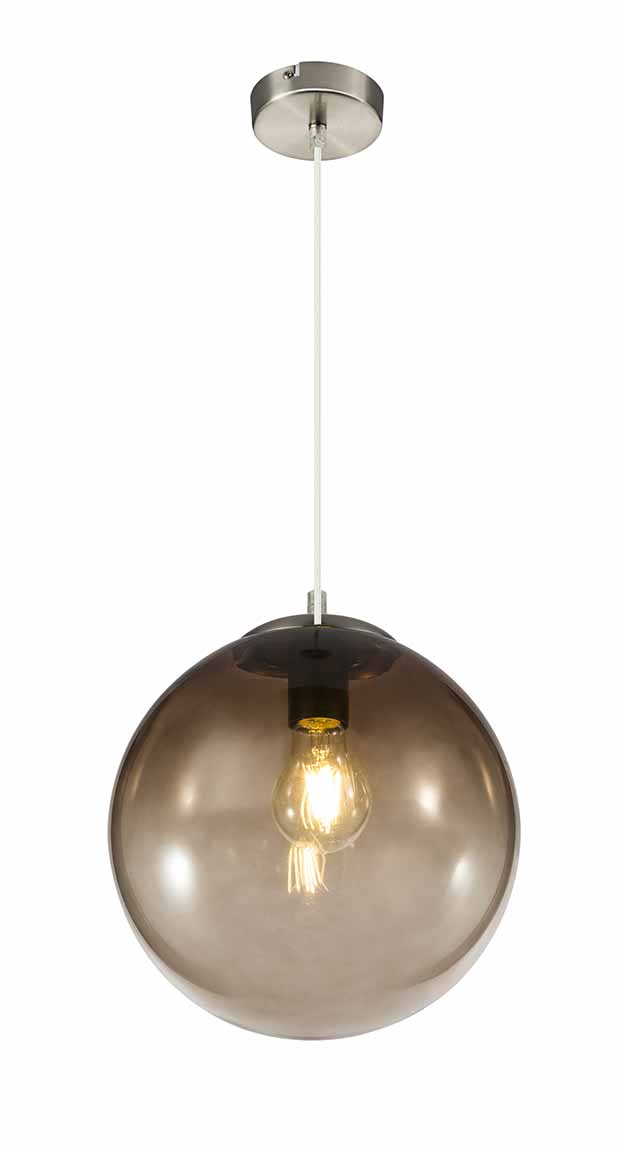 Suspension moderne boule en chrome Globo Varus – Image 2