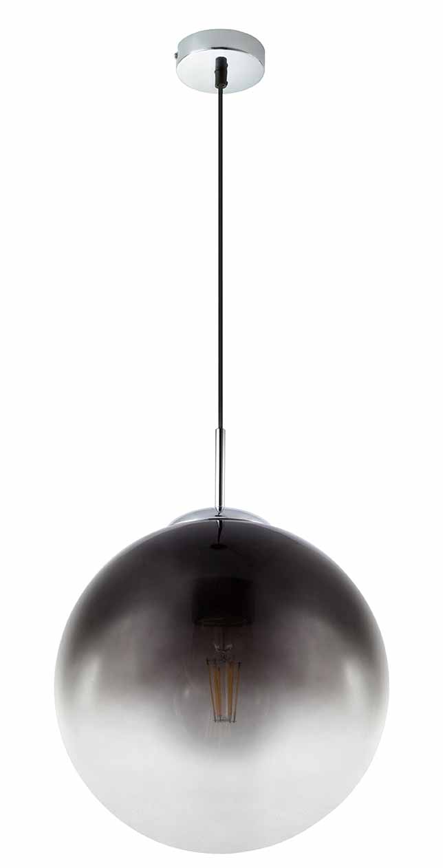 Suspension moderne boule en chrome Globo Varus – Image 4