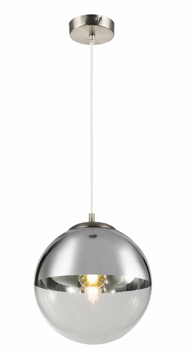 Suspension moderne boule en nickel Globo Varus – Image 2