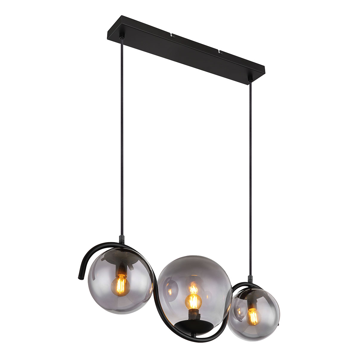suspension-moderne-boule-noire-globo-porry-15869-3h