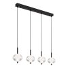 suspension-moderne-noire-en-métal-et-verre-globo-aida-16042-4h