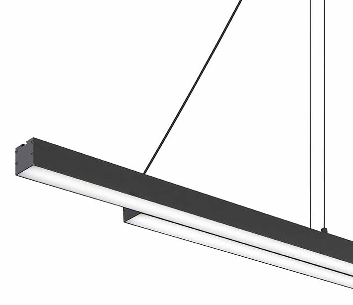 Suspension moderne noire en métal Globo Grekkie – Image 3