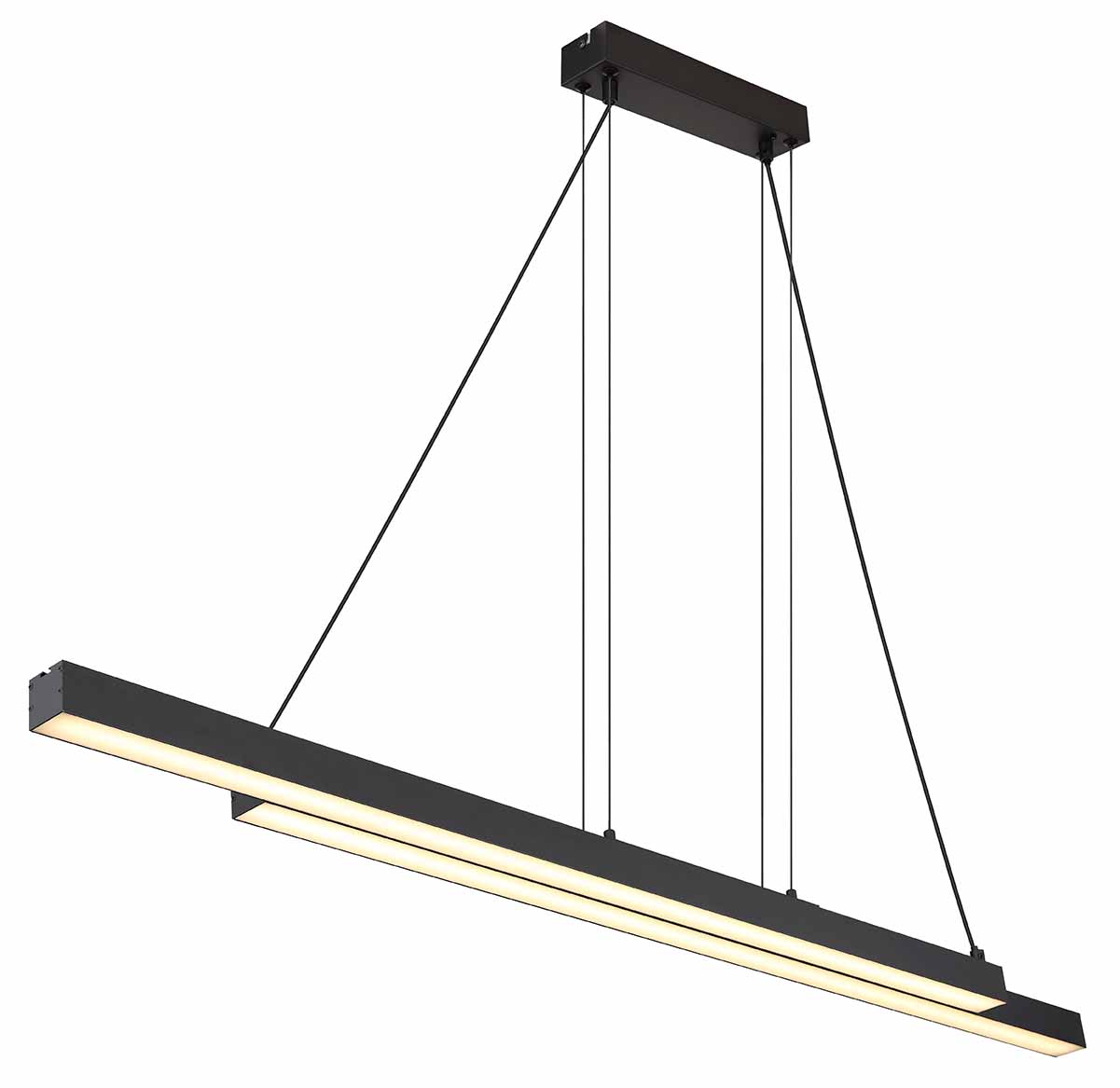 Suspension moderne noire en métal Globo Grekkie – Image 4