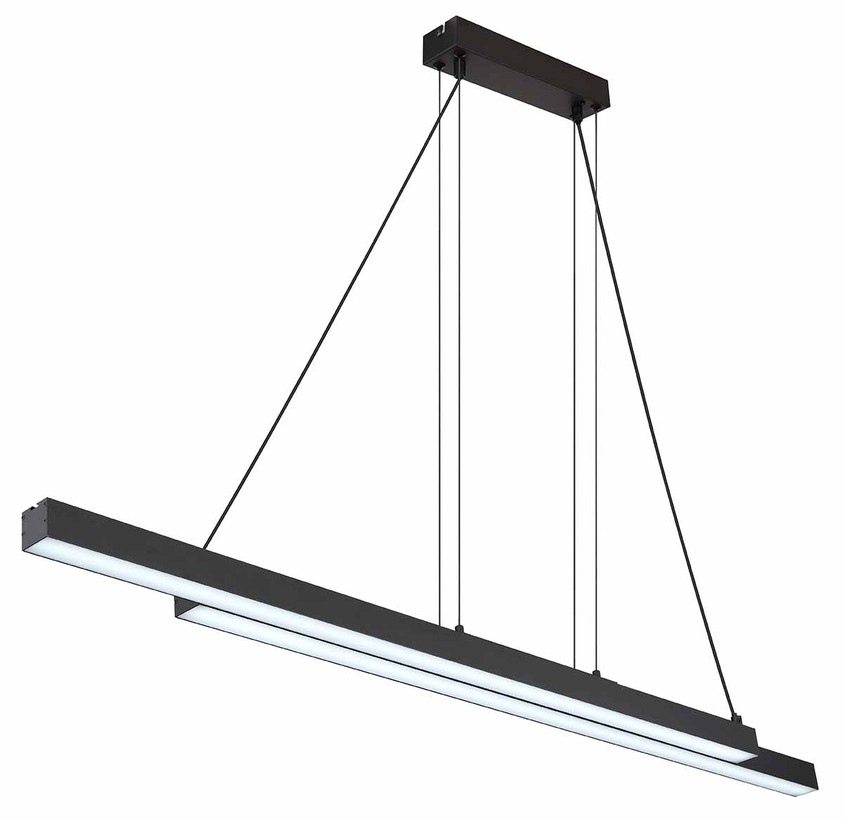 Suspension moderne noire en métal Globo Grekkie – Image 5