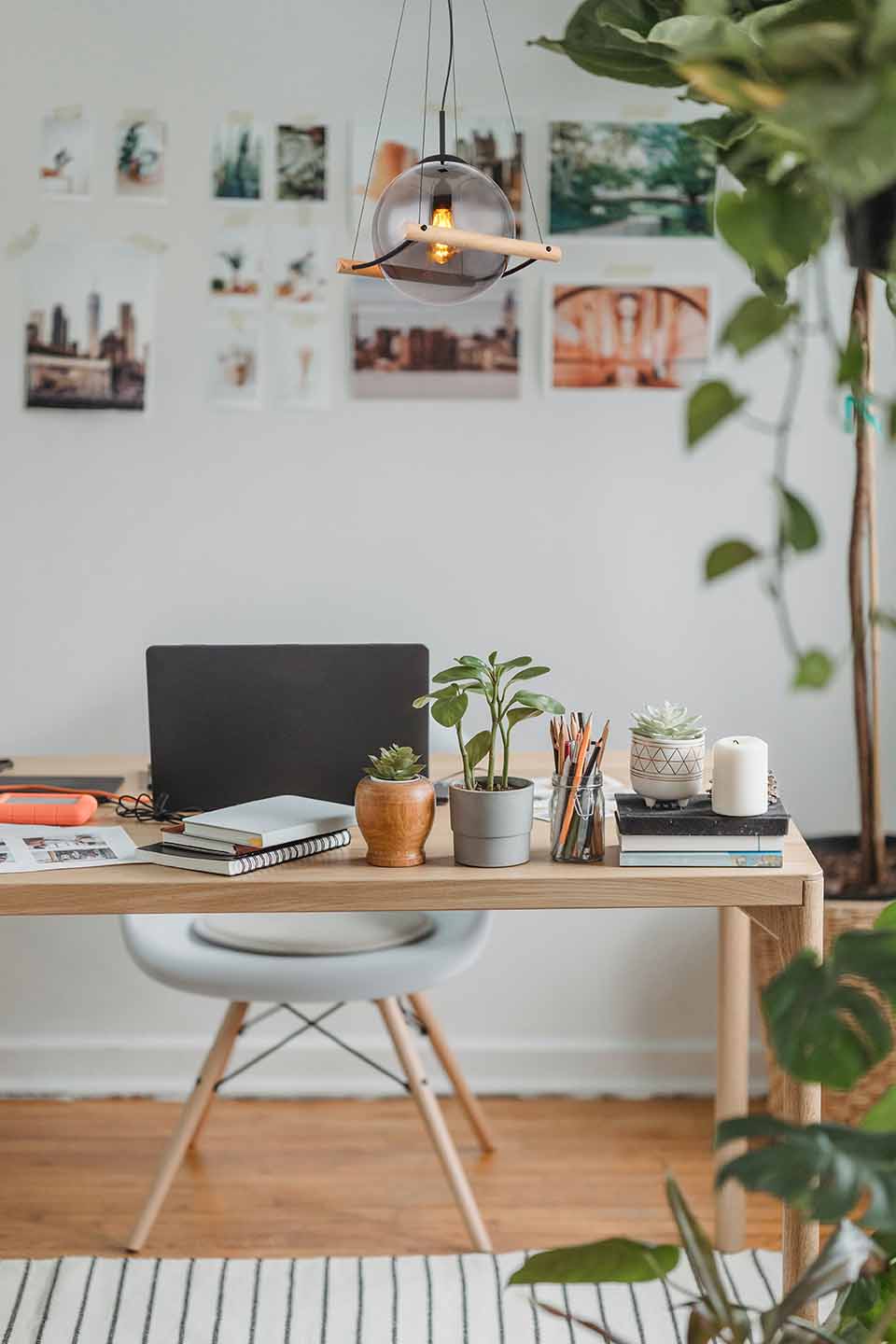 Suspension moderne noire en métal Globo Leona – Image 4