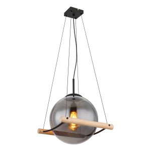 suspension-moderne-noire-en-métal-globo-leona-15883h
