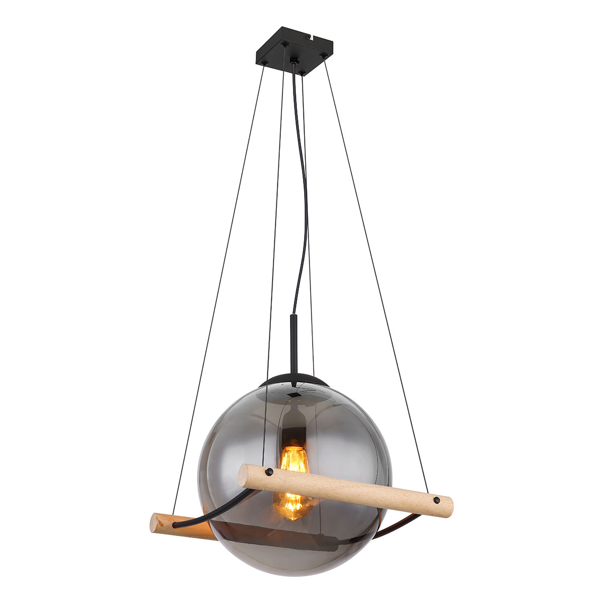 suspension-moderne-noire-en-métal-globo-leona-15883h