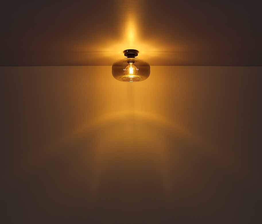 Suspension moderne ronde noire Globo Giuseppe – Image 4