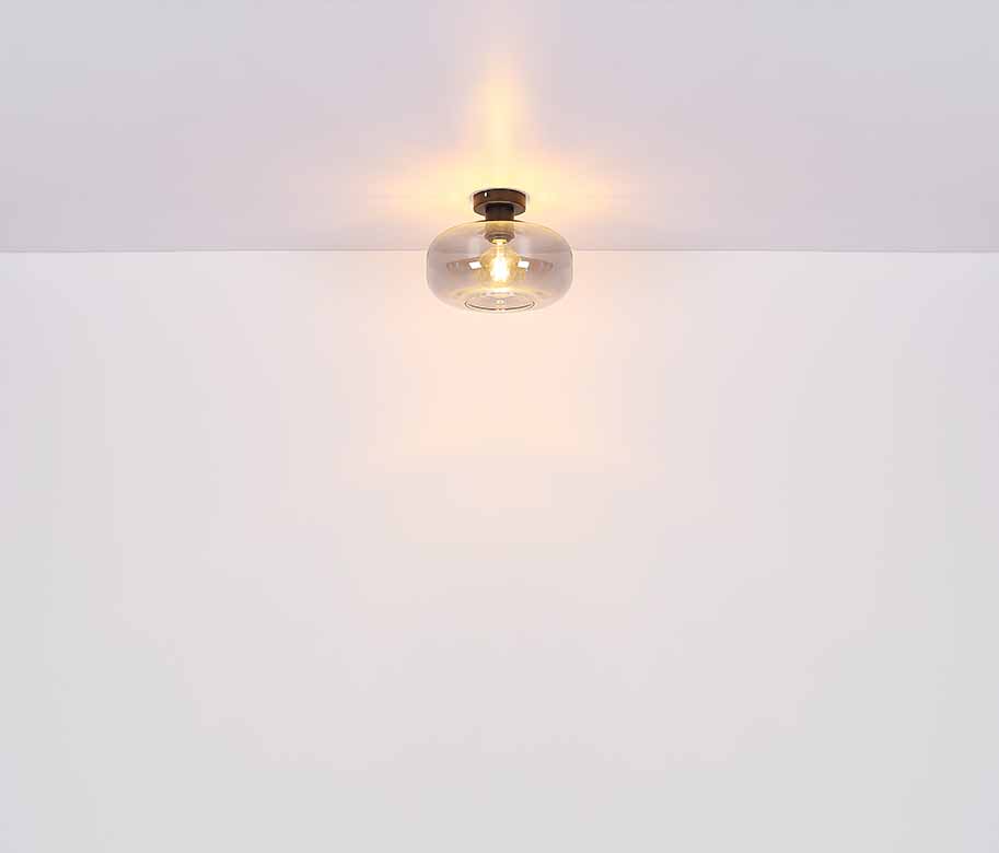 Suspension moderne ronde noire Globo Giuseppe – Image 5