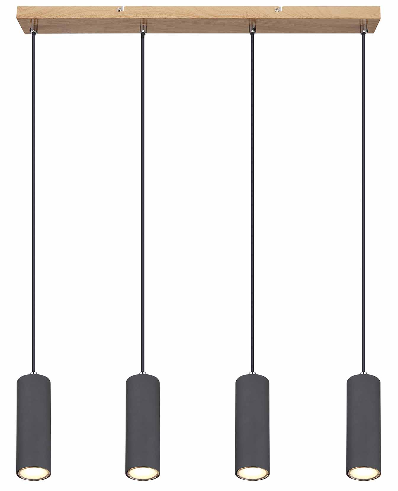 Suspension naturelle 4 spots Globo Robby – Image 2