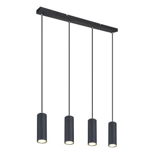 suspension-noire-4-spots-globo-robby-57911-4hb