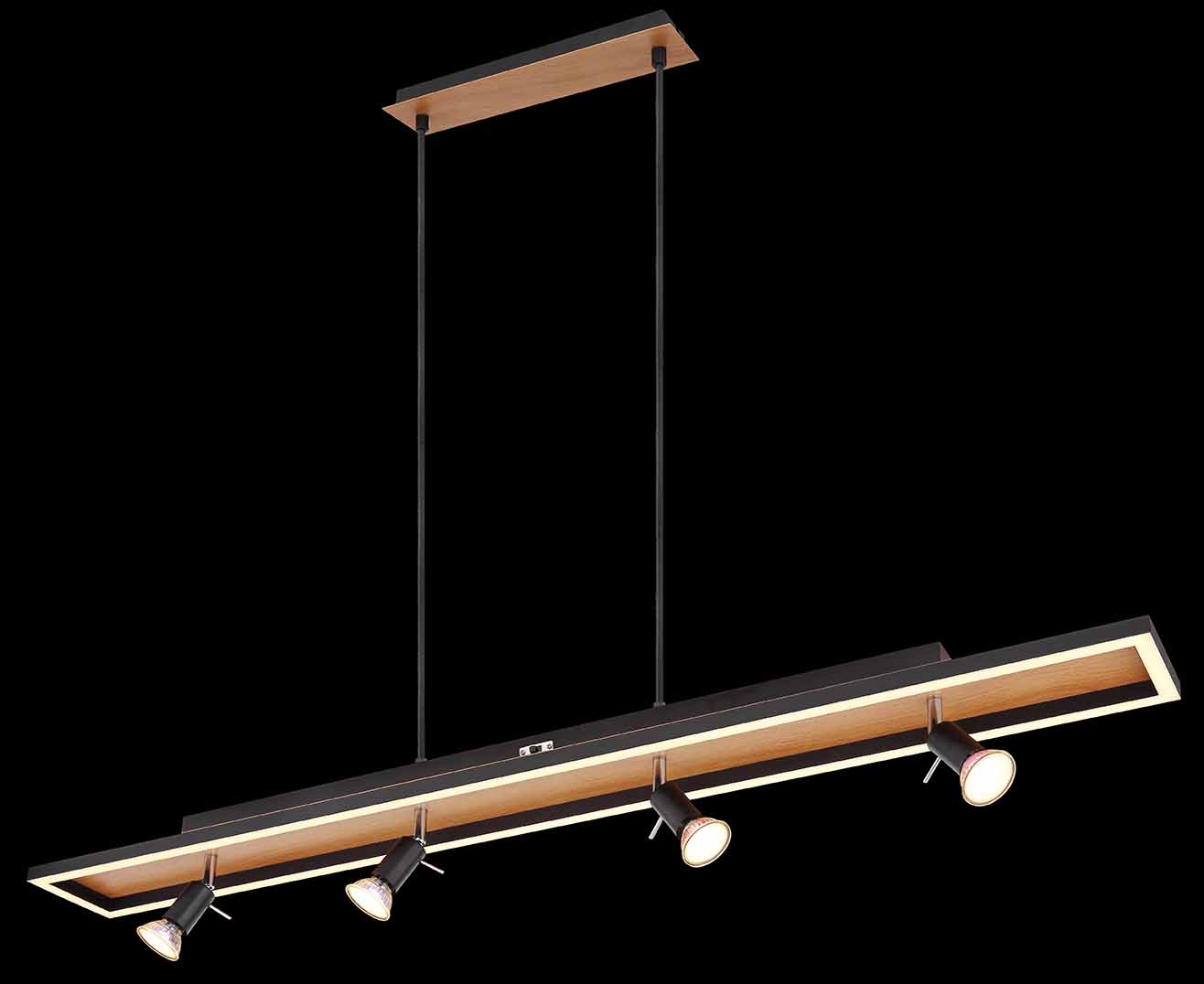 Suspension noire trapèze Globo Ida – Image 4