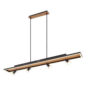 suspension-noire-trapèze-globo-ida-57034-4h