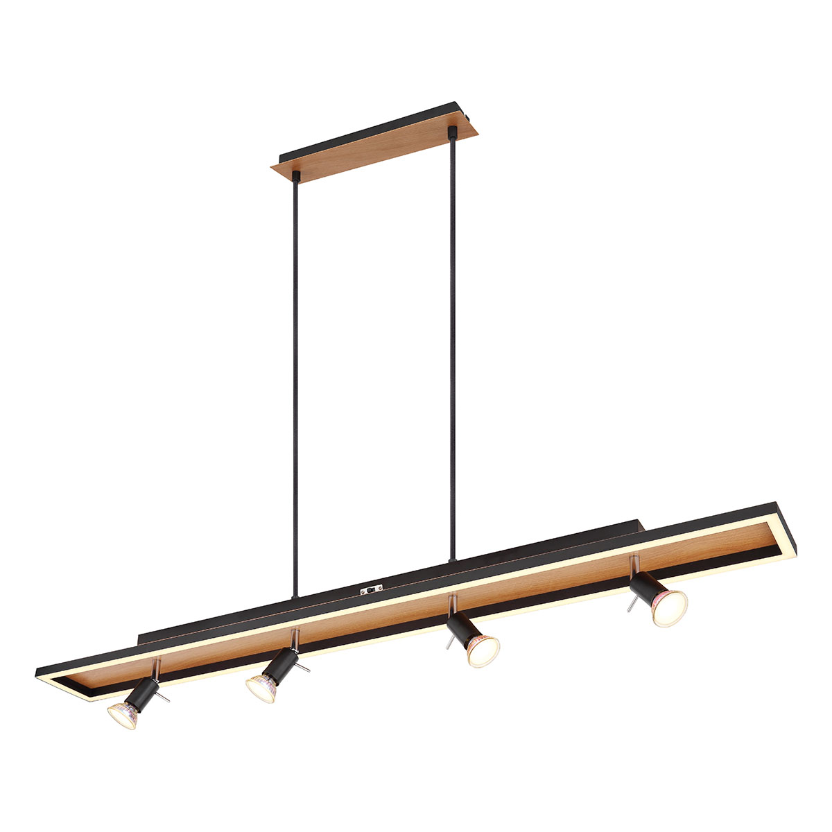 suspension-noire-trapèze-globo-ida-57034-4h