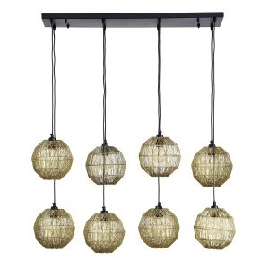 suspension-orientale-en-métal-bronze-globo-hermi-ii-14995-8h