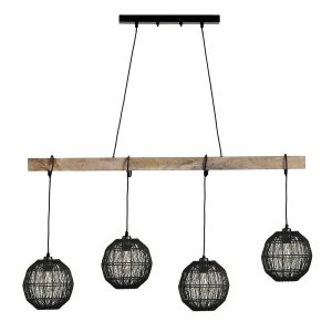 suspension-orientale-en-métal-noir-globo-hermi-ii-14994-4h