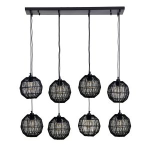suspension-orientale-en-métal-noir-globo-hermi-ii-14994-8h