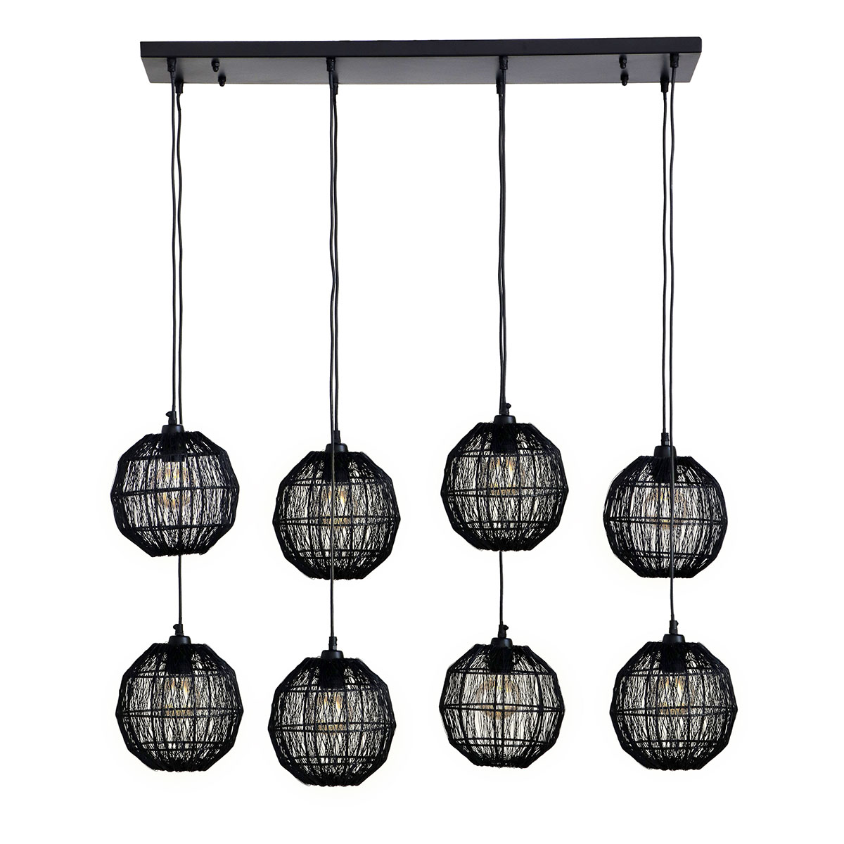 suspension-orientale-en-métal-noir-globo-hermi-ii-14994-8h