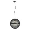 suspension-orientale-sphérique-en-métal-noir-globo-hermi-ii-14994h3