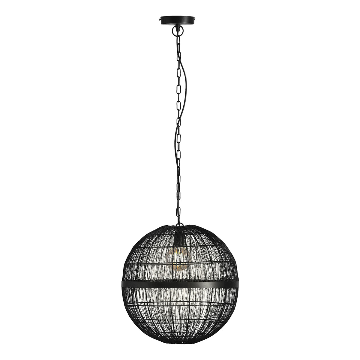 suspension-orientale-sphérique-en-métal-noir-globo-hermi-ii-14994h3