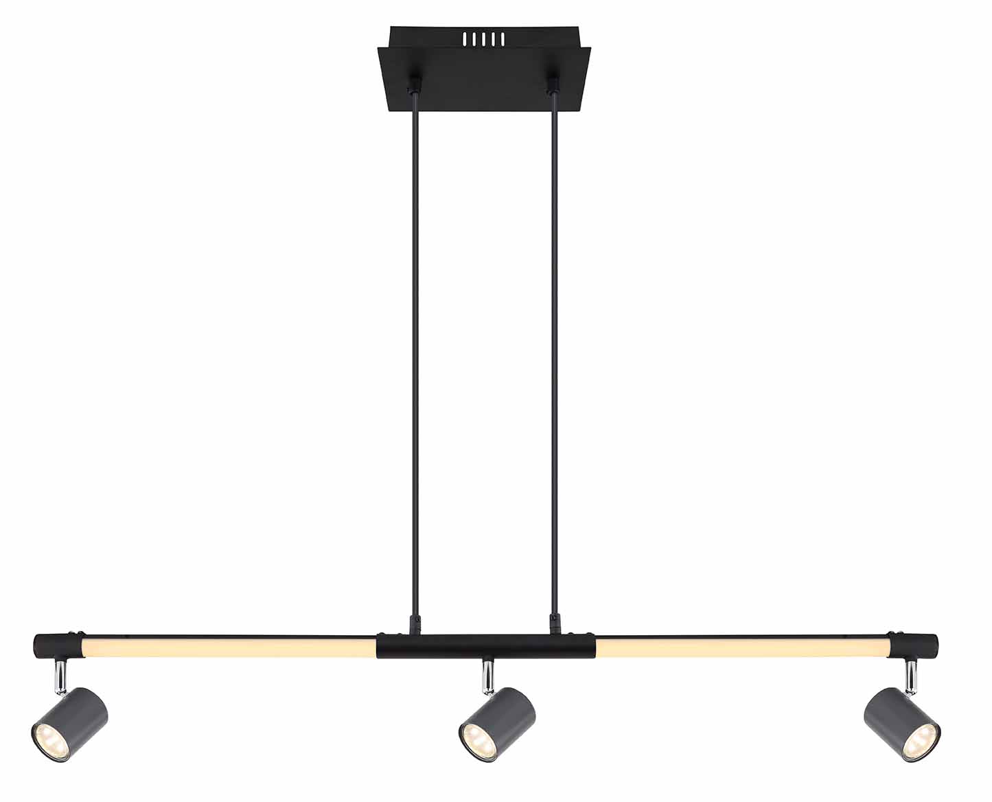 Suspension rétro noire en métal Globo Hl – Image 2