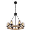 suspension-ronde-campagnarde-noire-globo-lila-15555-6h