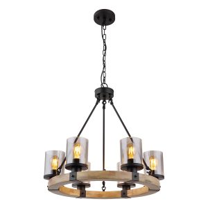 suspension-ronde-campagnarde-noire-globo-lila-15555-6h