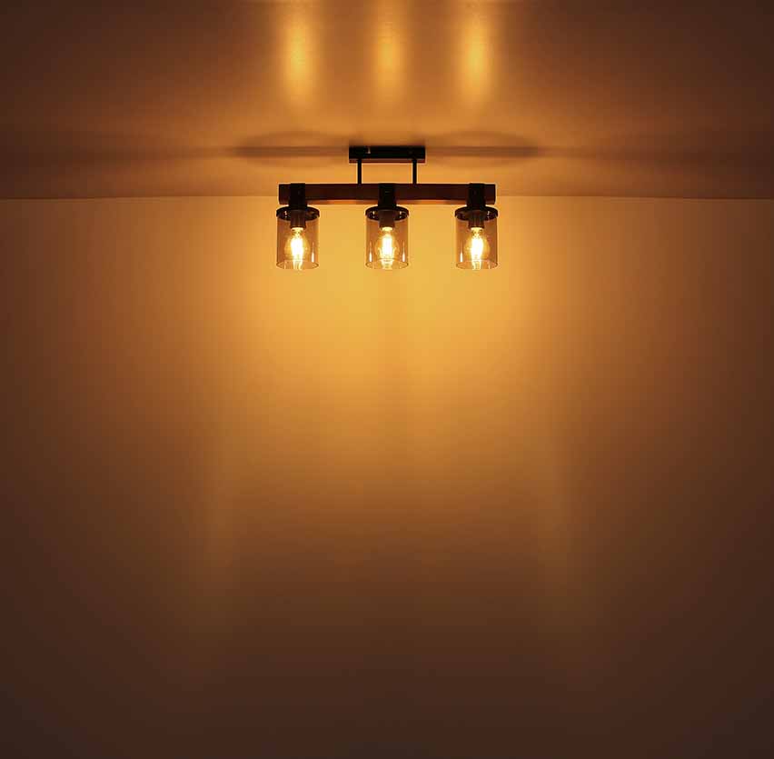 Suspension ronde campagnarde noire Globo Lila – Image 5