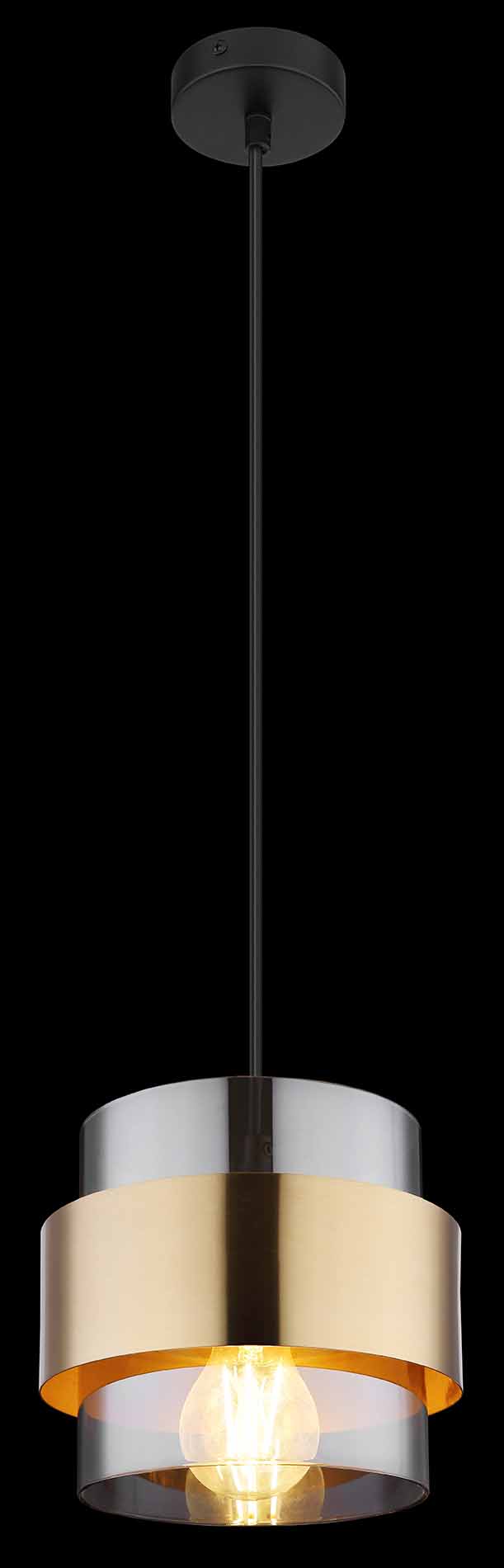 Suspension ronde classique noire Globo Milley – Image 3