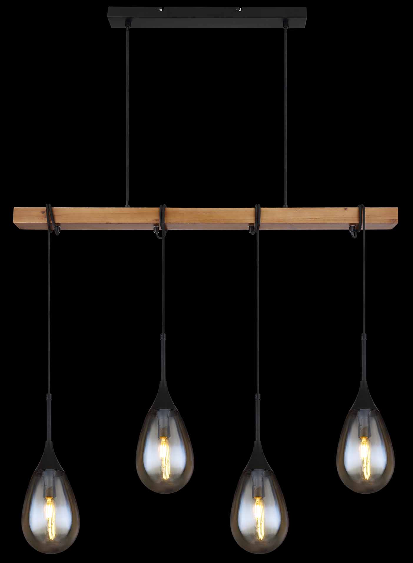 Suspension rurale noire en métal Globo Paron – Image 5