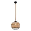suspension-sphérique-noire/naturelle-en-chanvre-tissé-globo-ulleu-69029h1