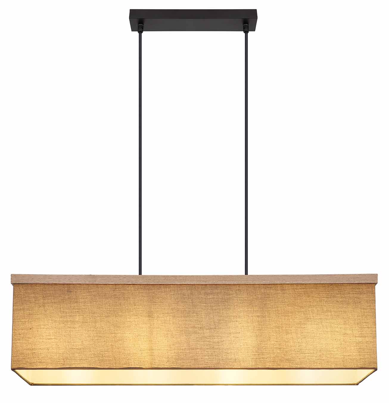 Suspensions allongées noires Globo Ossi – Image 2