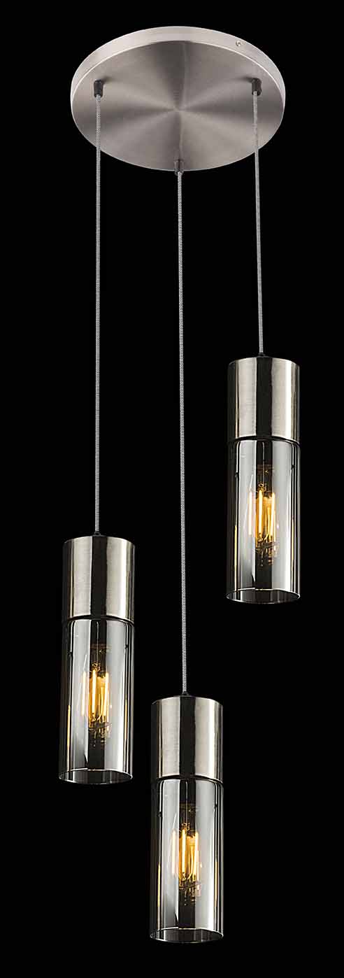 Suspensions classiques en métal nickelé Globo Annika – Image 3