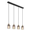 suspensions-classiques-en-verre-et-métal-noir-globo-reid-15707-4h