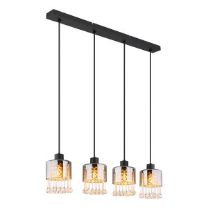 suspensions-classiques-noires-en-métal-globo-hendry-15884-4h