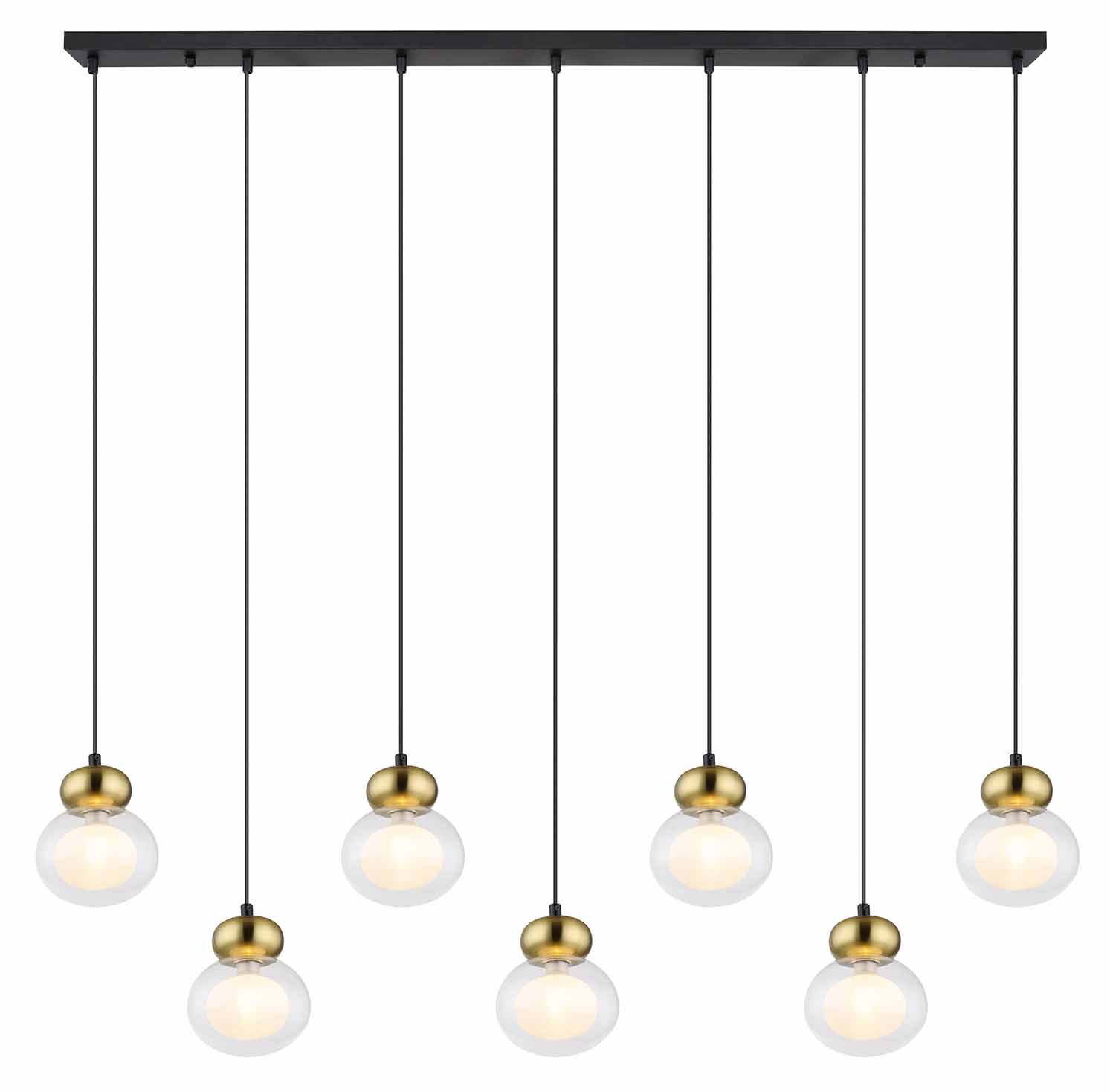 Suspensions classiques noires en métal Globo Jaucy – Image 2