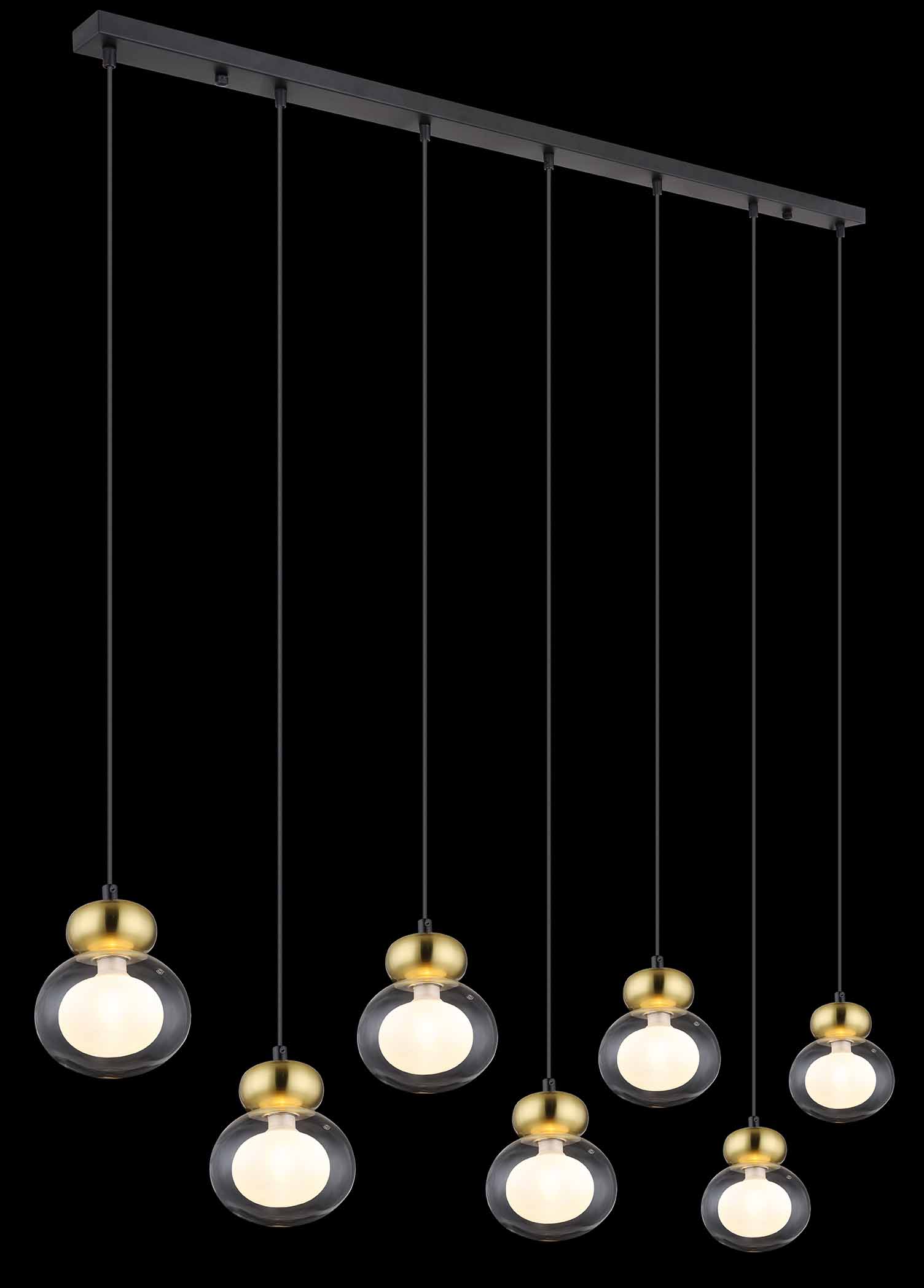 Suspensions classiques noires en métal Globo Jaucy – Image 4