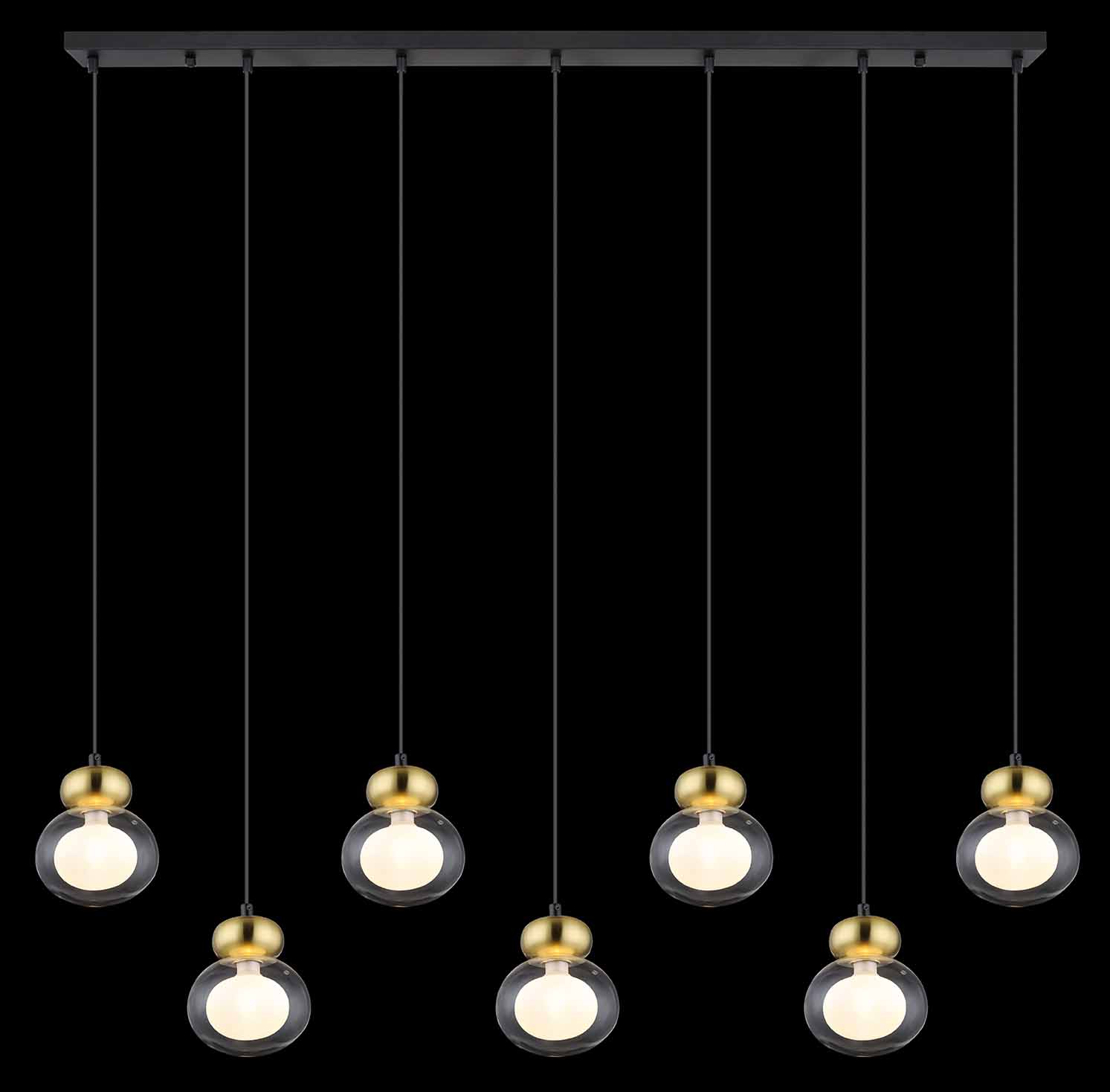 Suspensions classiques noires en métal Globo Jaucy – Image 5